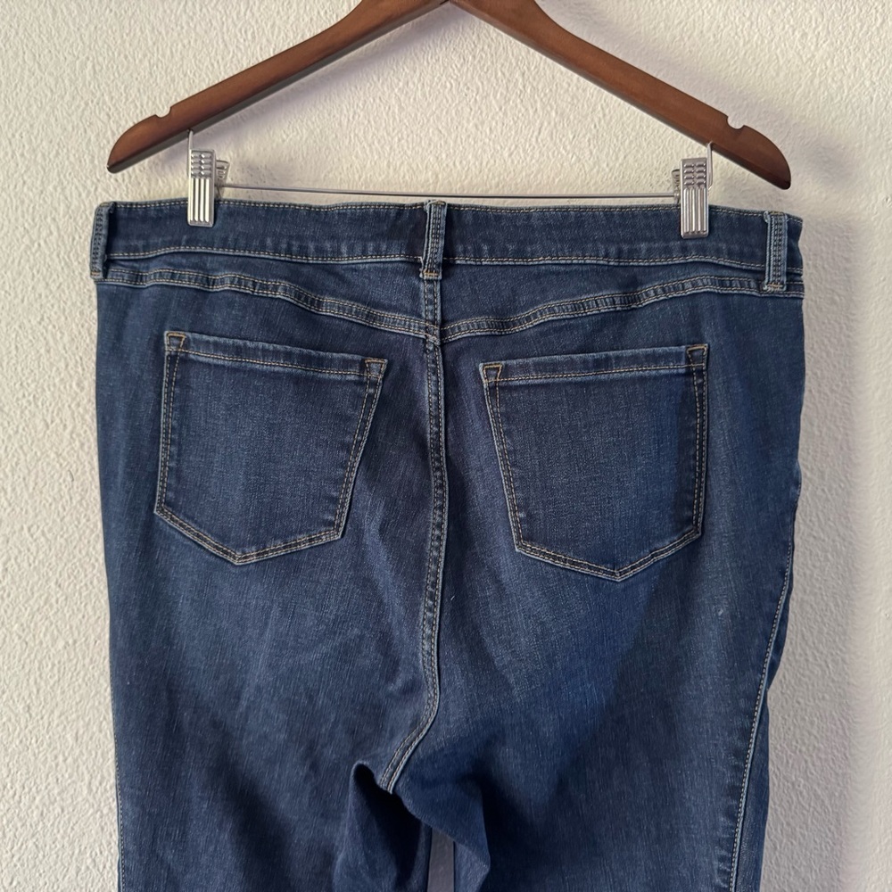 Torrid High Rise Super Chic Skinny Jeans Dark Wash Plus 14 Short Streetwear - Picture 5 of 16